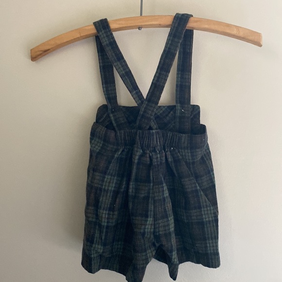 Vintage Oxford plaid toddler shortalls - Picture 4 of 5